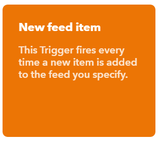 New feed item